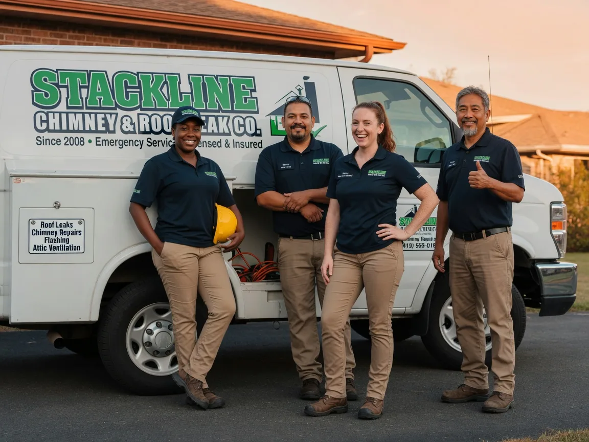 Chimney flashing repair company in Bushkill, PA